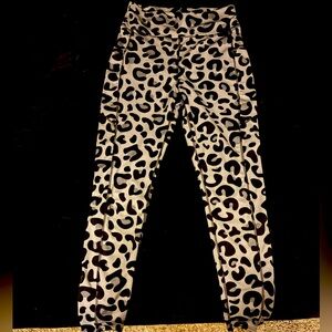 Grey & Black full length leggings